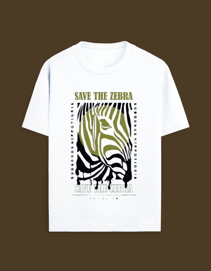 SAVE THE ZEBRA \ Unisex Standard Crew T-Shirt