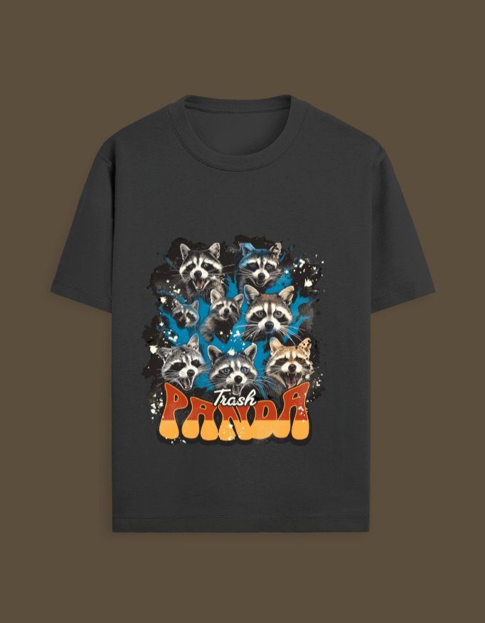 PANDA \ Unisex Standard Crew T-Shirt - Image 3