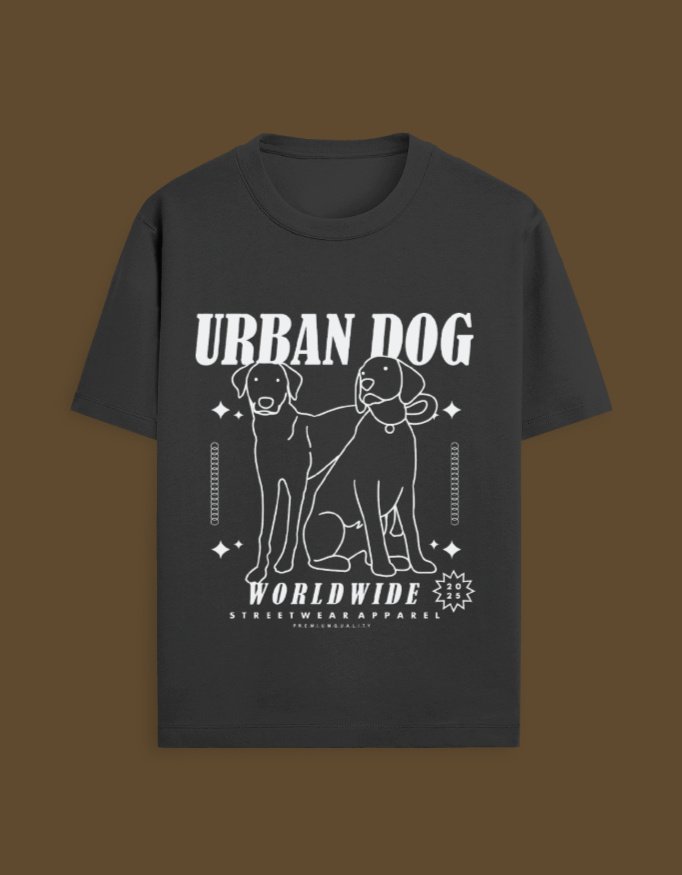 URBAN DOG \ Unisex Standard Crew T-Shirt - Image 2